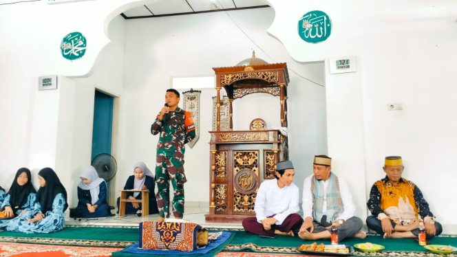 
					Satgas Pamtas Yonarmed 11 Kostrad Gelar Doa Bersama Peringati Isra Mi’raj 1446H di Perbatasan