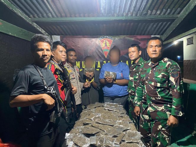 
					3,4 Kilogram Ganja Berhasil Diamankan Satgas Pamtas Yonif 131/Brajasakti di Perbatasan RI-PNG