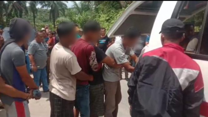 
 Kodim 0209/LB dan Polres Labuhanbatu Gerebek Sarang Narkoba di Pulo Dogom, 20 Orang Diamankan
