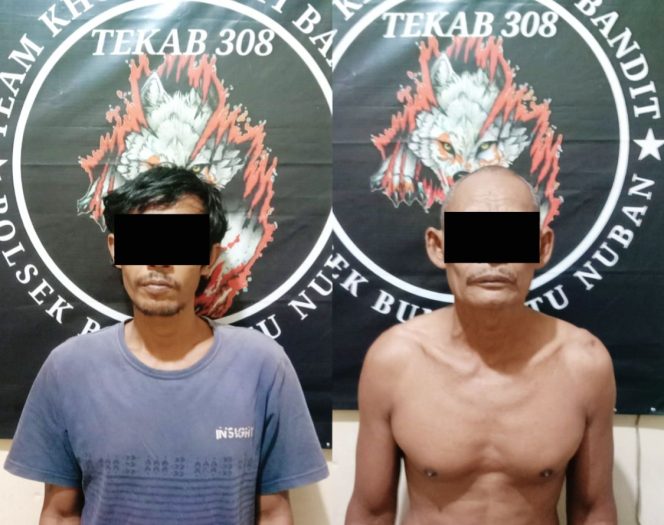 
					Sempat Buron, Kakek 70 Tahun dan Rekannya Berhasil Ditangkap Polsek Bumi Ratu Nuban