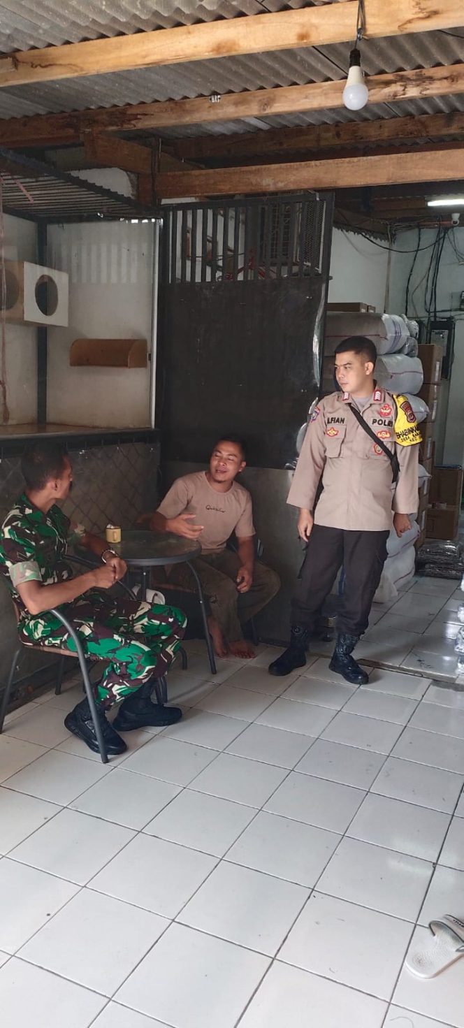 
 Sinergitas TNI Polri Polsek CWI Polres Bogor Giat Cooling Sistem Sambang Warga Binaan Desa Banjarwangi Jaga Kondusifitas Wilayah Cegah Kriminalitas