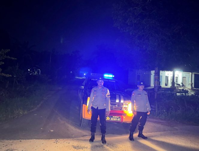 
 Polsek Gunung Agung Tingkatkan Patroli Cegah Kejahatan Malam di Akhir Pekan