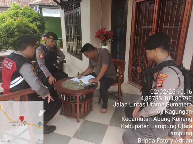
 Jaga Kamtibmas, Polres Lampung Utara Tingkatkan Patroli