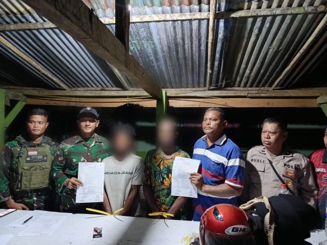 
					Satgas Yonif 131/Brajasakti Kembali Menggagalkan Upaya Pengedaran Ganja Seberat 150 gram di Perbatasan RI-PNG