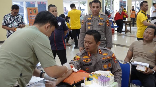 
 Polres Lampung Tengah Gelar Pemeriksaan Kesehatan Berkala T.A. 2025