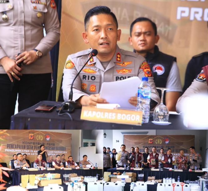 
					Polres Bogor Bersama Dit Narkoba Polda Jabar Berhasil Ungkap Pabrik Rumahan Tembakau Sintenis 1 Ton, Lima Juta Jiwa Terselamatkan