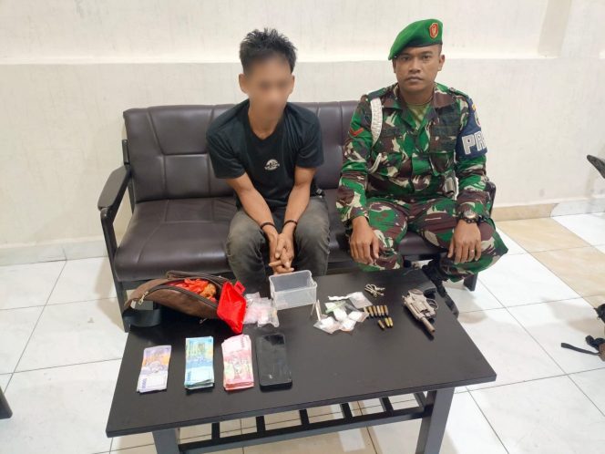 
					Jajaran Kodam I/BB Ringkus Pengedar Narkoba Bersenjata Api rakitan di Serdang Bedagai