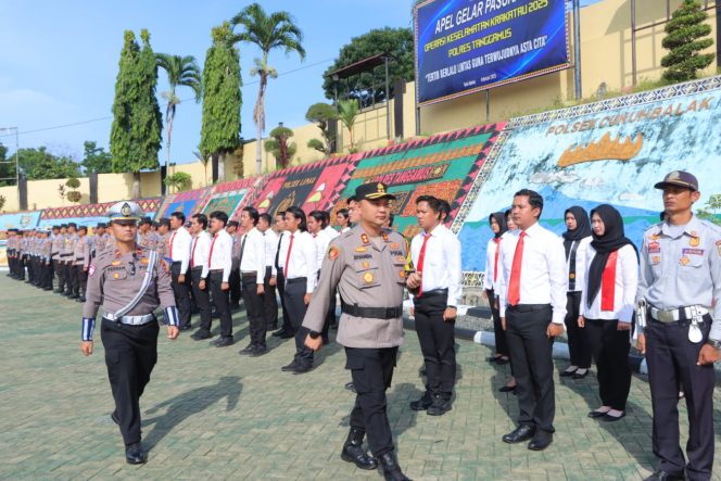 
					Polres Tanggamus Gelar Pasukan Operasi Keselamatan Krakatau 2025