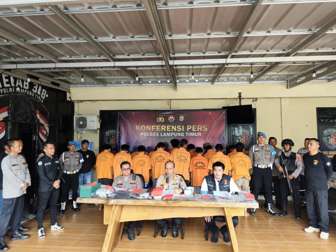 
					Mengawali Kinerjanya Pada Tahun 2025, Jajaran Polres Lampung Timur, Berhasil Mengungkap 19 Kasus Dugaan Tindak Pidana