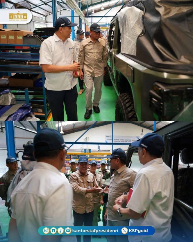 
					Kepala Staf Kepresidenan Melaksanakan Kunjungan ke PT. Pindad Menindaklanjuti Arahan Presiden Prabowo Subianto 