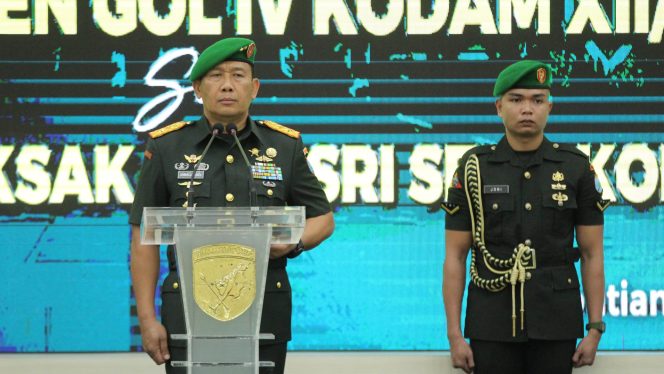 
					Pangdam XII/Tpr Pimpin Tradisi dan Sertijab Pejabat Kodam