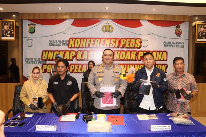 
 Polres Pelabuhan Tanjung Priok Ungkap Kasus Perdagangan Orang beromset Milyaran.