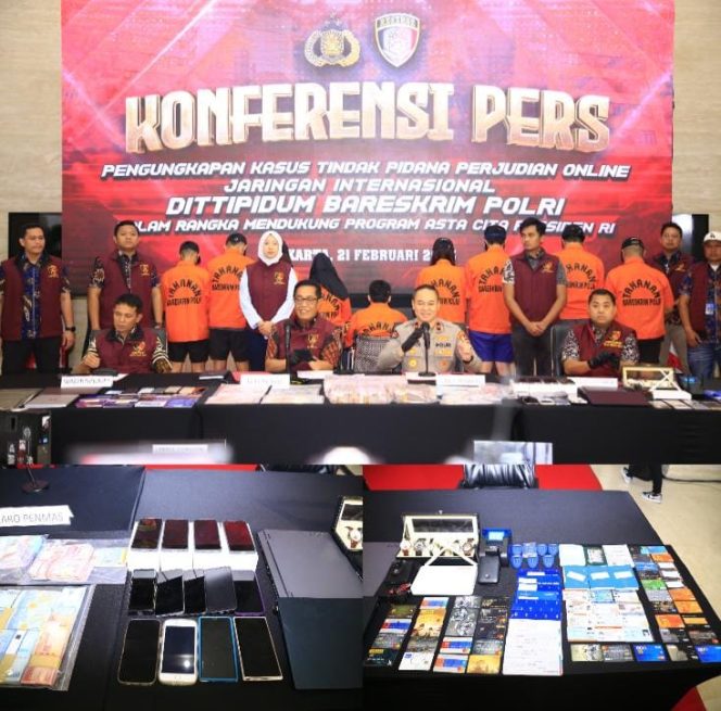 
					Bareskrim Ungkap Jaringan Judol Internasional