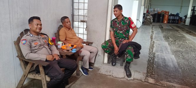
 Sinergitas TNI Polri Polsek Jonggol Giat Cooling Sistem Monitoring Wilayah Binaan Beri Pesan Kamtibmas Cegah Kriminalitas