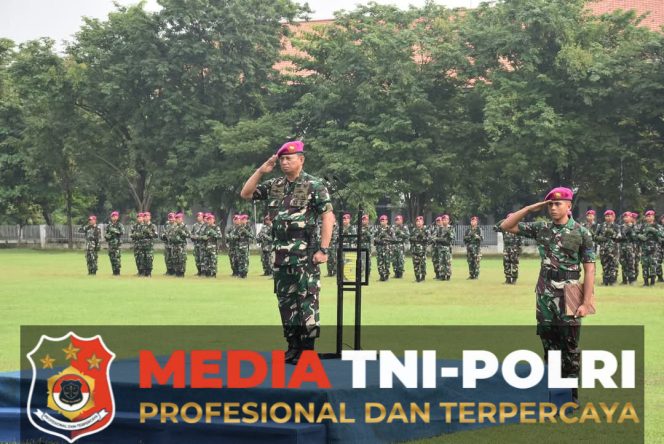 
 Kadiskum Kormar Pimpin Upacara 17-an, Guna Wujudkan Semangat Nasionalisme Prajurit