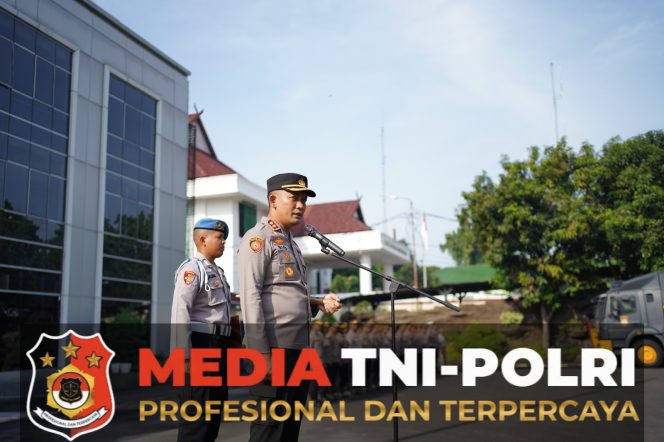 
 Kapolres Bogor Pimpin Apel Pagi Pengecekan Serta Kesiapan Personel Polres Bogor