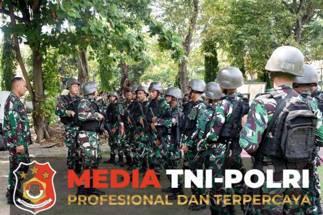
 Asah Naluri Tempur, Prajurit Yonif 5 Marinir Laksanakan Pendalaman Materi Kontak Drill
