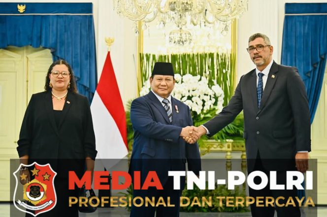
 Presiden Prabowo Terima Surat Kepercayaan Delapan Duta Besar Negara Sahabat di Istana Merdeka