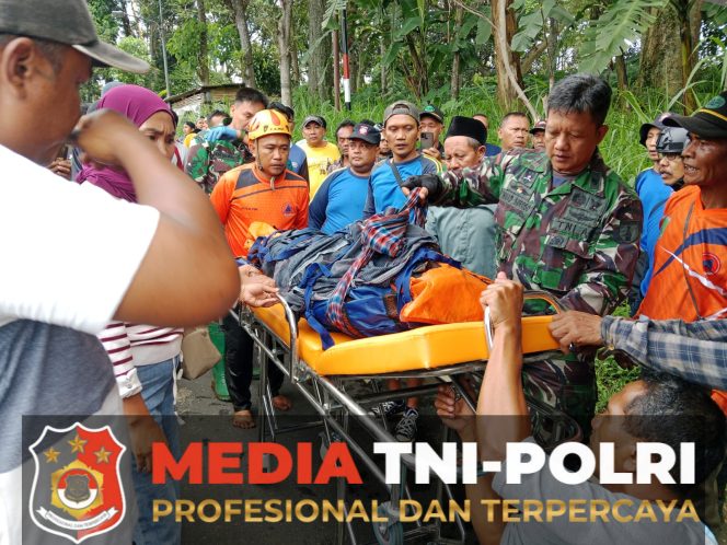 
 Danramil Purwodadi dan Tim Gabungan Akhirnya Temukan Jasad Hariono