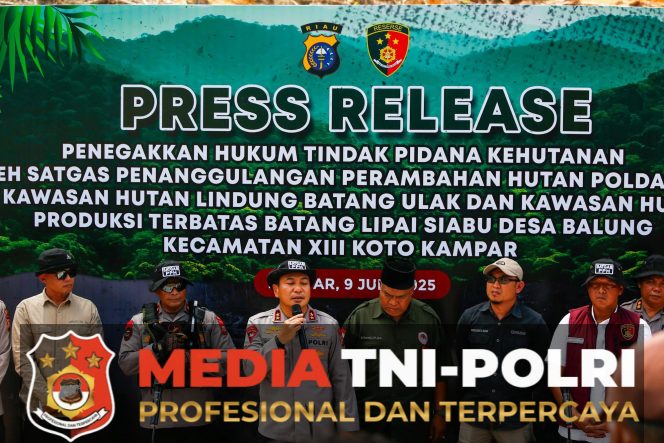 
					Tindak Tegas Perusakan Hutan, Polda Riau Tegaskan Komitmen Green Policing