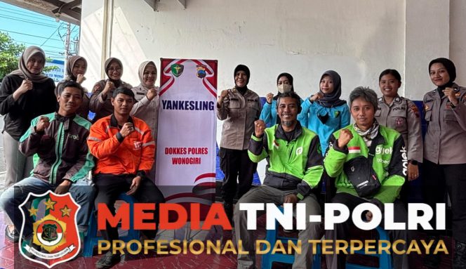 
 Polres Wonogiri Gelar Layanan Kesehatan Gratis bagi Pengemudi Ojol dalam Rangka HUT Bhayangkara ke-79