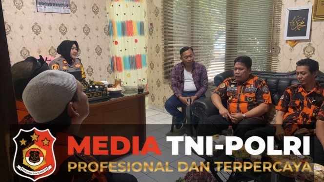 
 Ciptakan Kondusifitas Kapolsek Dramaga Polres Bogor Terima Kunjungan Ormas PP PAC Kecamatan Dramaga