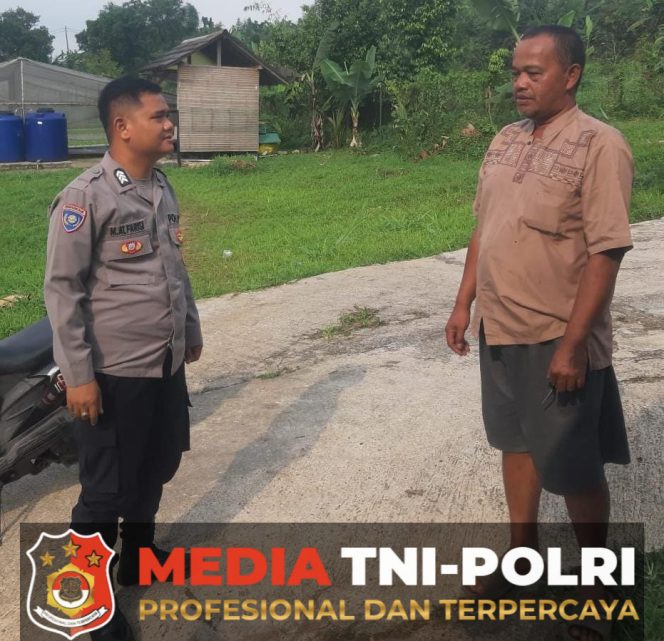 
 Giat Sambang Warga Bhabinkamtibmas Desa Tamansari Polsek Tamansari Mengantisipasi Gangguan Kamtibmas 