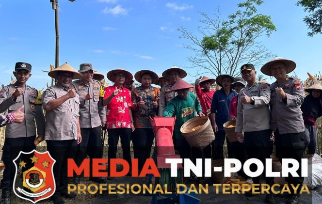 
					Polres Wonogiri Dukung Ketahanan Pangan Lewat Pendampingan Panen Jagung di Jatipurno
