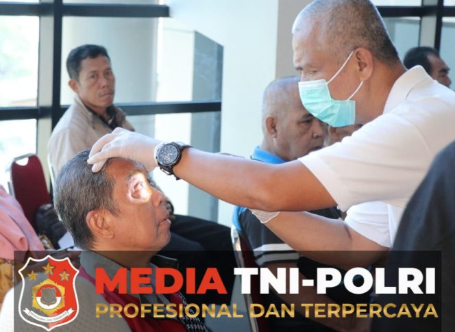 
					Sambut Hari Bhayangkara ke-79, Sebanyak 228 Calon Pasien Ikuti Screening Operasi Katarak Gratis Digelar Polres Metro Tangerang Kota