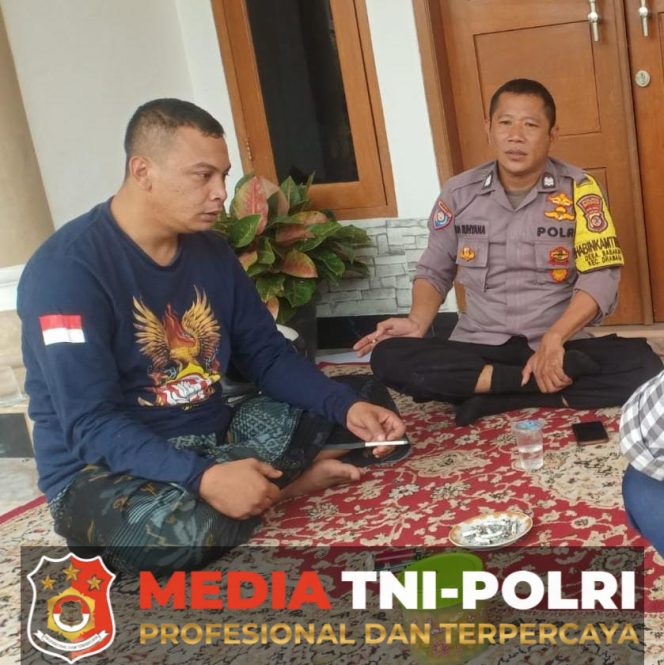 
 Bhabinkamtibmas Polsek Dramaga Sambang Instansi Desa Babakan Beri Himbauan Ajak Jaga Kondusifitas Cegah Gangguan Kamtibmas