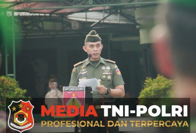 
 Jabat Irup, Dandim 0728/Wonogiri Bacakan Amanat Panglima Kodam IV/Diponegoro