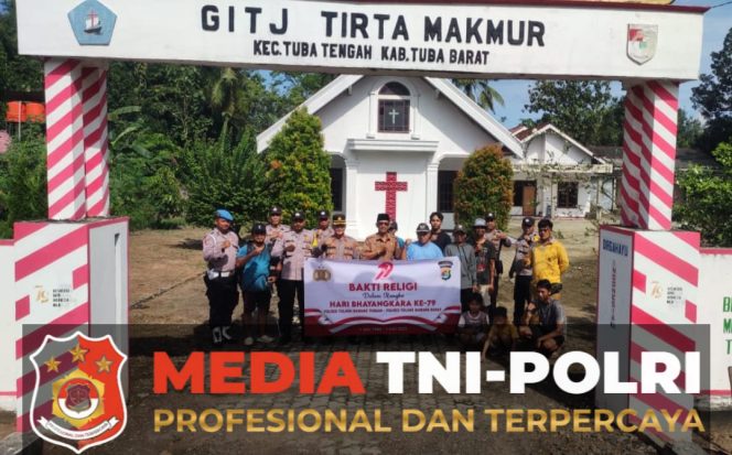 
					Polsek Tulang Bawang Tengah Gelar Bhakti Religi di Tempat Ibadah Menyambut Hari Bhayangkara Ke-79