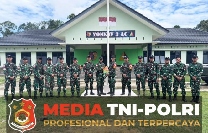 
 Dansatgas Yonkav 3/AC Laksanakan Kunjungan Kerja, Ke Jajaran Pos Satgas Guna Pelihara Moril Anggota