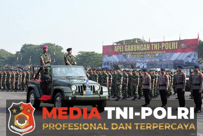 
					Komandan Pasmar 2 Hadiri Apel Gabungan TNI-POLRI Wilayah Kogartap III/Surabaya