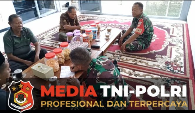
 Babinsa Jalin Silaturahmi, Tingkatkan Kerjasama dengan Pengurus Pondok Pesantren