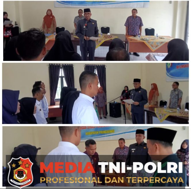
 Kadis Pendidikan Dan Kebudayaan Kabupaten Pringsewu Melantik 16 Pejabat Fungsional