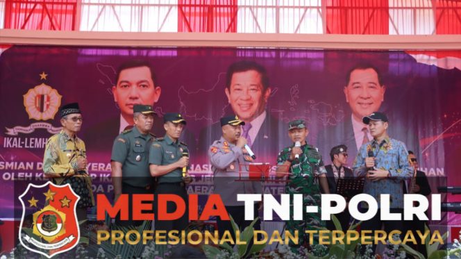 
 Kapolres Wonogiri Hadiri Peresmian dan Penyerahan Hasil Bakti Sosial Ikal Lemhanas- Unhan RI di Giritontro