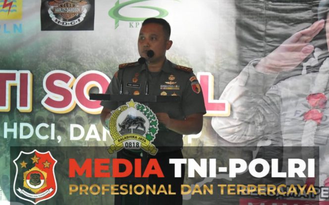 
 Peduli Difabel, Dandim 0818/Malang-Batu Berikan Pesan Penting Sebelum Purnatugas