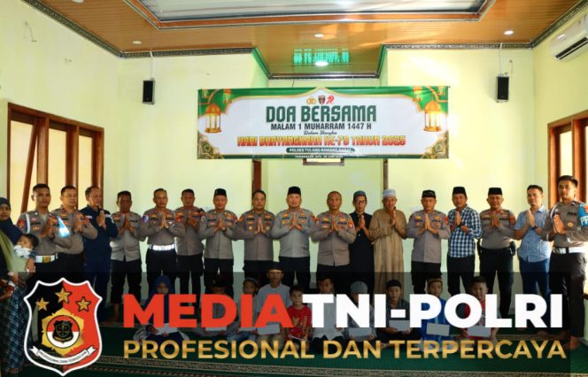 
					Sambut Tahun Baru Islam, Polres Tulang Bawang Barar Gelar Doa Bersama Serentak Dalam Rangka Hari Bhayangkara Ke-79